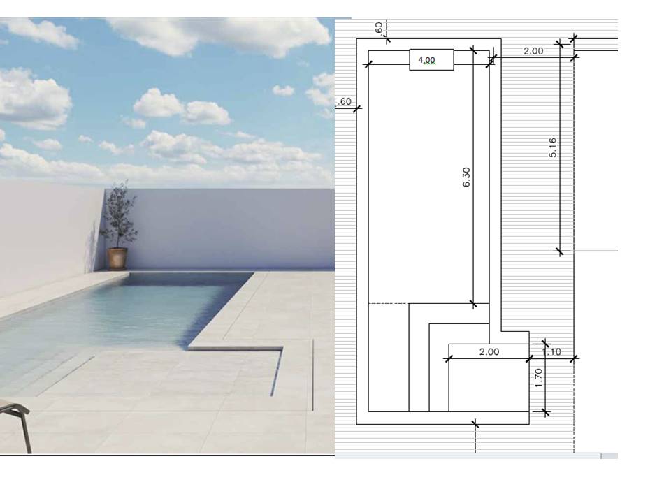 Diseñamos y construimos la piscina
